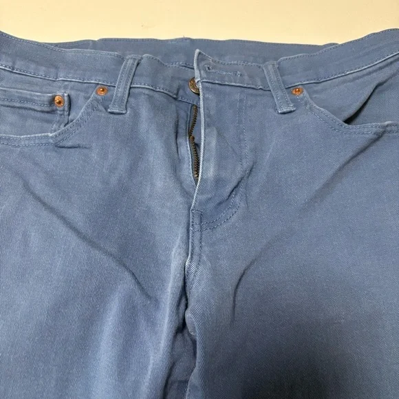 Levi's Men's Light Blue Straight Jeans - Picture 3 of 7